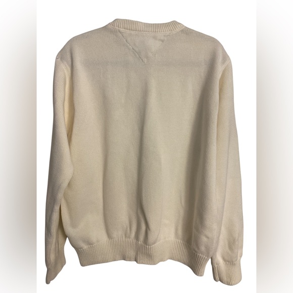 Tommy Hilfiger Cream Sweater for Men L GUC - Picture 2 of 5
